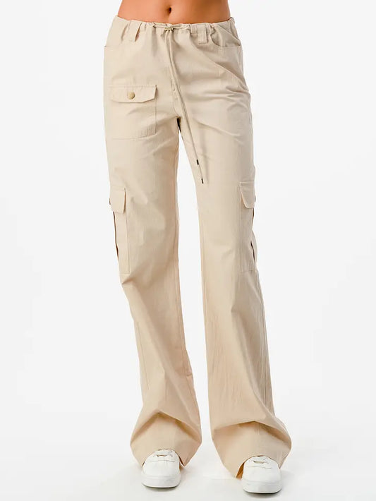 Cargohose Beige