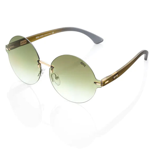 DP69 Sonnenbrille mit runden Gläsern (Grün)