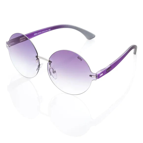 DP69 Sonnenbrille mit runden Gläsern (Lila)